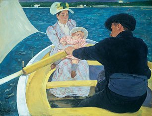 Mary Cassatt The Boating Party Wandbild