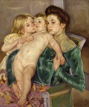Mary Cassatt The Caress Wandbild