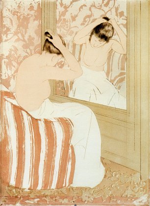 Mary Cassatt The Coiffure Wandbild