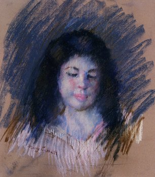 Mary Cassatt sketch of francois Wandbild