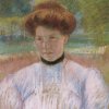 Mary-Cassatt-young-woman-with-auburn-hair-in-a-pink-blouse