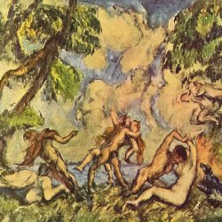 Paul-Cezanne-Bachhanal-Der-Liebeskampf