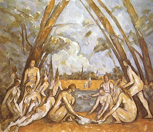 Paul Cezanne Badende 5 Wandbild