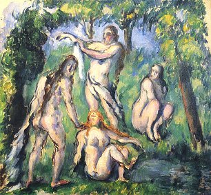 Paul Cezanne Badende 6 Wandbild
