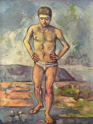 Paul Cezanne Badender Wandbild