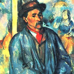 Paul-Cezanne-Bauer-mit-blauem-Kittel