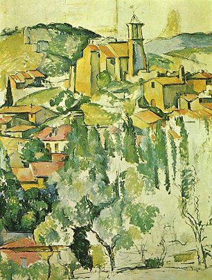 Paul Cezanne Blick auf Gardanne Wandbild