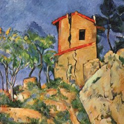 Paul-Cezanne-Das-Haus-mit-geborstenen-Waenden