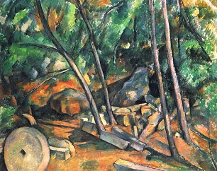 Paul Cezanne Der Muehlstein Wandbild