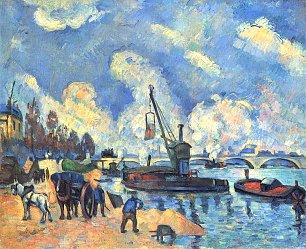 Paul Cezanne Die Seine bei Bercy Wandbild