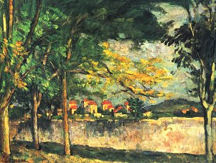 Paul Cezanne Die Strasse Wandbild