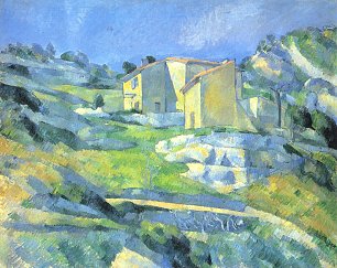 Paul Cezanne Haeuser in der Provence Wandbild