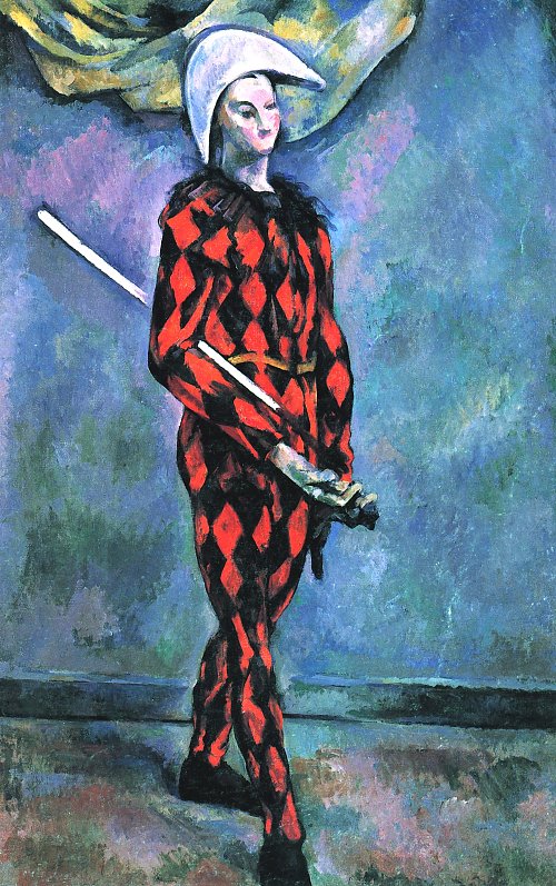 Paul Cezanne Harlekin 1 Wandbild