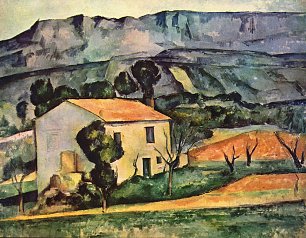 Paul Cezanne Haus in der Provence Wandbild