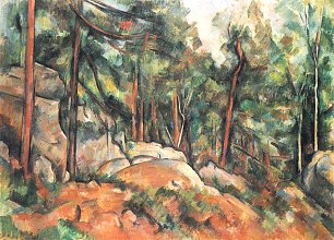 Paul Cezanne Im Wald Wandbild