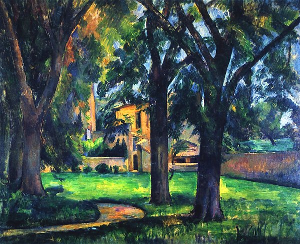 Paul Cezanne Jas de Bouffan 2 Wandbild