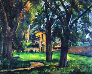 Paul Cezanne Jas de Bouffan 2 Wandbild