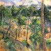 Paul-Cezanne-L-Estaque-Blick-durch-die-Kiefern