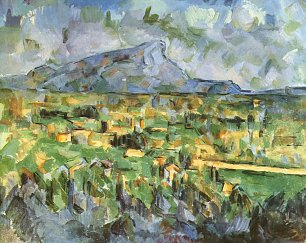 Paul Cezanne Mont Sainte Victoire 4 Wandbild