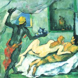 Paul-Cezanne-Nachmittags-in-Neapel-Der-Rumpunch