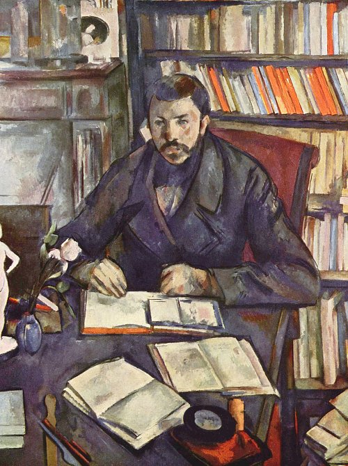 Paul Cezanne Portrait Gustave Geffroy Wandbild