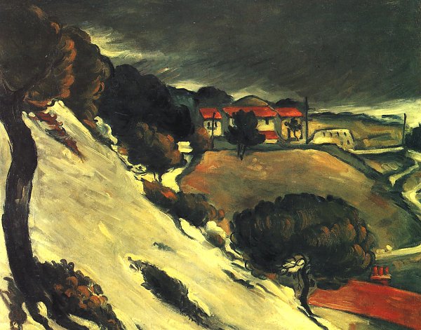 Paul Cezanne Schneeschmelze in L Estaque Wandbild