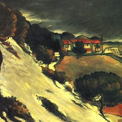 Paul-Cezanne-Schneeschmelze-in-L-Estaque