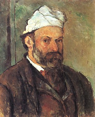 Paul Cezanne SelbstPortrait mit weissem Turban Wandbild