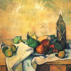 Paul-Cezanne-Stillleben-Rumflasche
