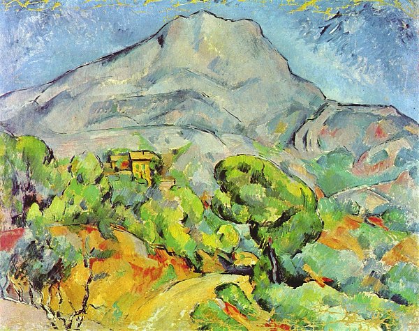Paul Cezanne Stillleben Strasse an der Montagne Sainte Victoire Wandbild
