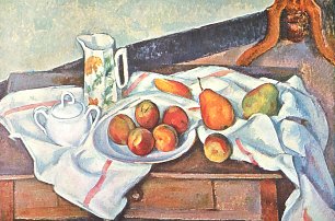 Paul Cezanne Stillleben mit Zuckerdose Wandbild