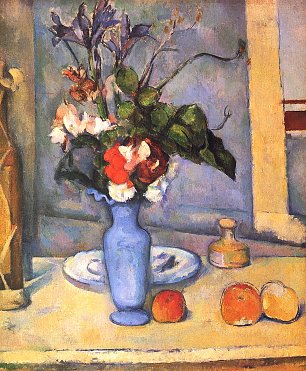 Paul Cezanne Stillleben mit blauer Vase Wandbild