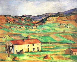 Paul Cezanne Umgebung von Gardanne Wandbild