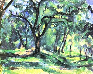 Paul Cezanne Waldstueck Wandbild