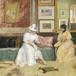 William-Merritt-Chase-A-Friendly-Call