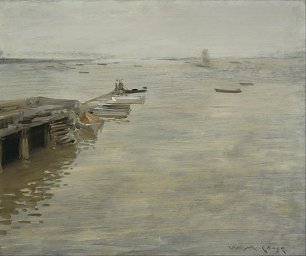 William Merritt Chase A Gray Day Wandbild