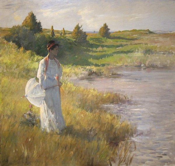 William Merritt Chase An Afternoon Stroll Wandbild