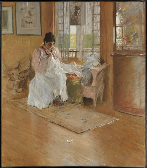 William Merritt Chase For the Little One Wandbild