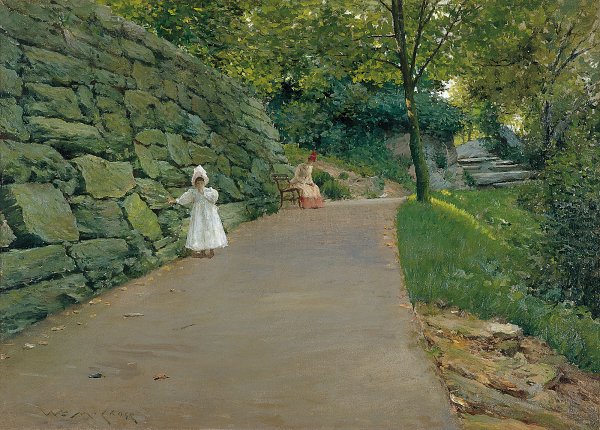 William Merritt Chase In the Park Wandbild
