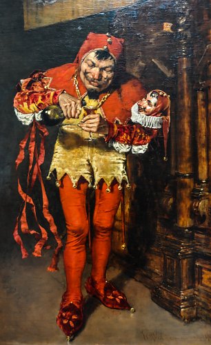 William Merritt Chase Keying Up The Court Jester Wandbild
