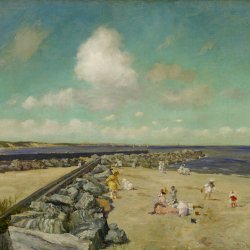 William-Merritt-Chase-Morning-at-Breakwater-Shinnecock-c.1897