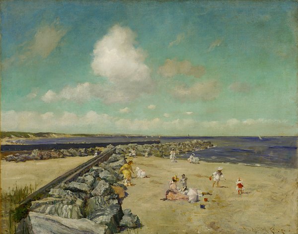 William Merritt Chase Morning at Breakwater Shinnecock c Wandbild