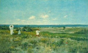 William Merritt Chase Near the beach Shinnecock Wandbild