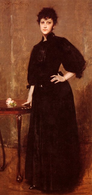 William Merritt Chase Portrait of Mrs. C. Wandbild