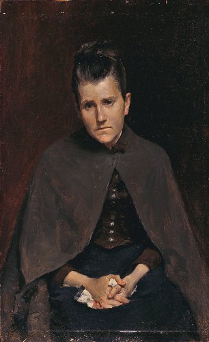 William Merritt Chase artist's mother Wandbild