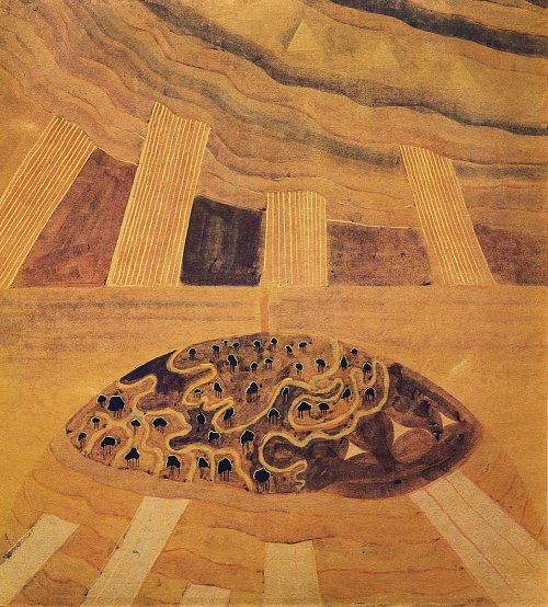 Mikalojus Konstantinas Ciurlionis ANDANTE Sonata I Wandbild