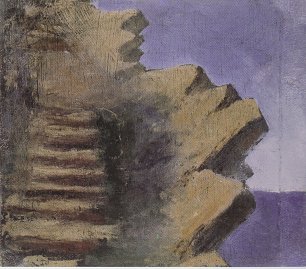 Mikalojus Konstantinas Ciurlionis CLIFF AT THE SEASIDE Wandbild