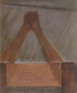 Mikalojus Konstantinas Ciurlionis Deluge IV Wandbild