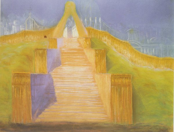 Mikalojus Konstantinas Ciurlionis Deluge I Wandbild