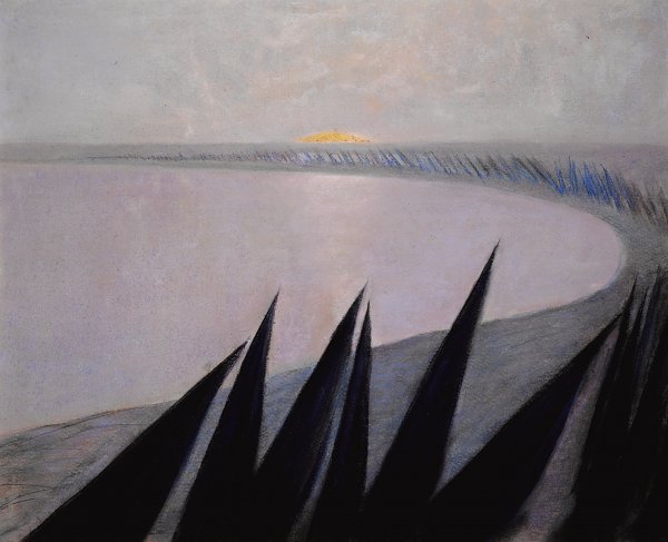 Mikalojus Konstantinas Ciurlionis SORROW I Wandbild